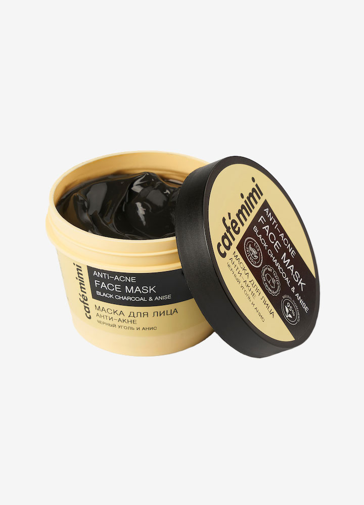 Anti-Acne Face Mask with Black Charcoal & Anise